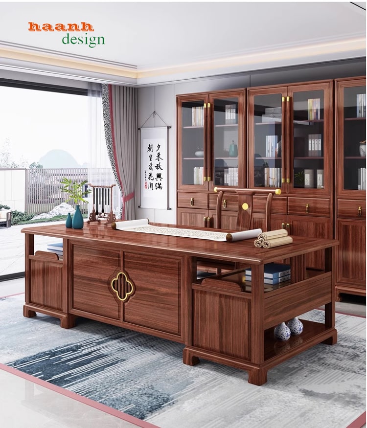 Bàn ghế đồ gỗ phòng lãnh đạo