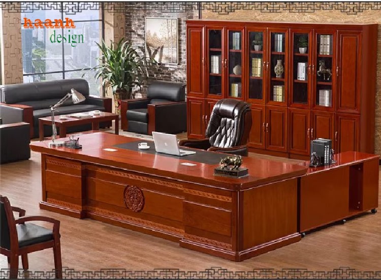 Khám phá mẫu bàn ghế gỗ phòng lãnh đạo hiện đại-PGG 012