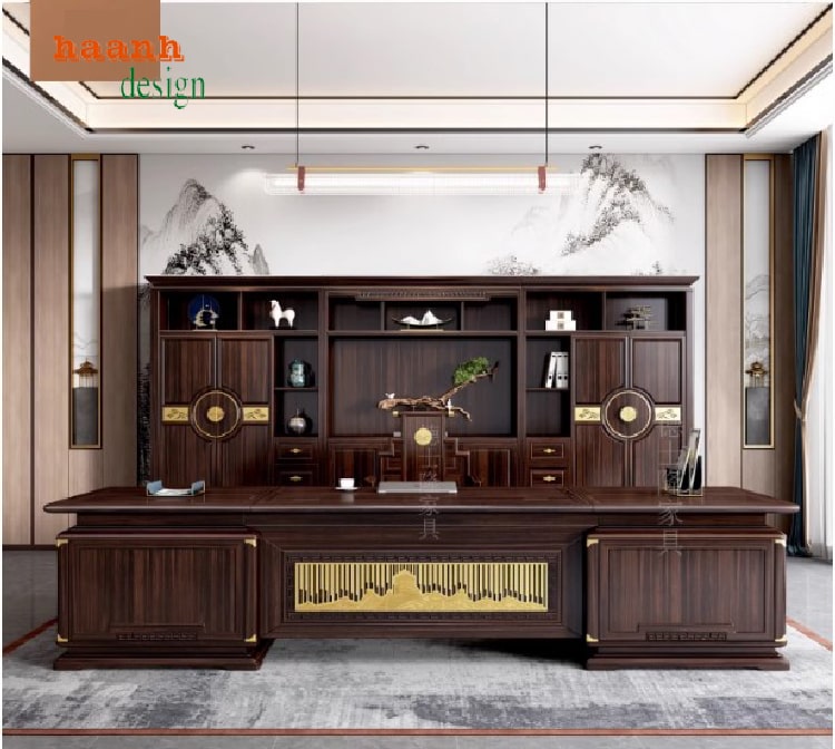 Đánh thức sự sáng tạo với bàn ghế gỗ phòng lãnh đạo-PGG 011