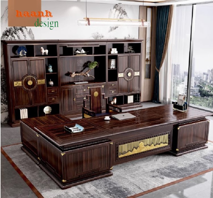 bàn ghế gỗ phòng lãnh đạo