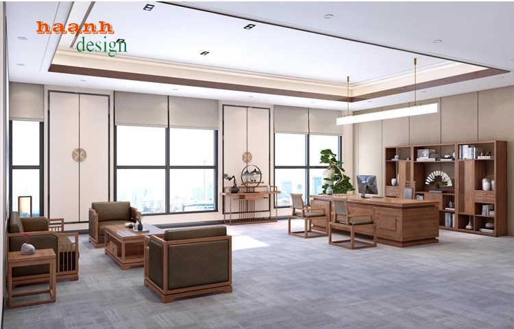 Đồ gỗ nội thất phòng lãnh đạo
