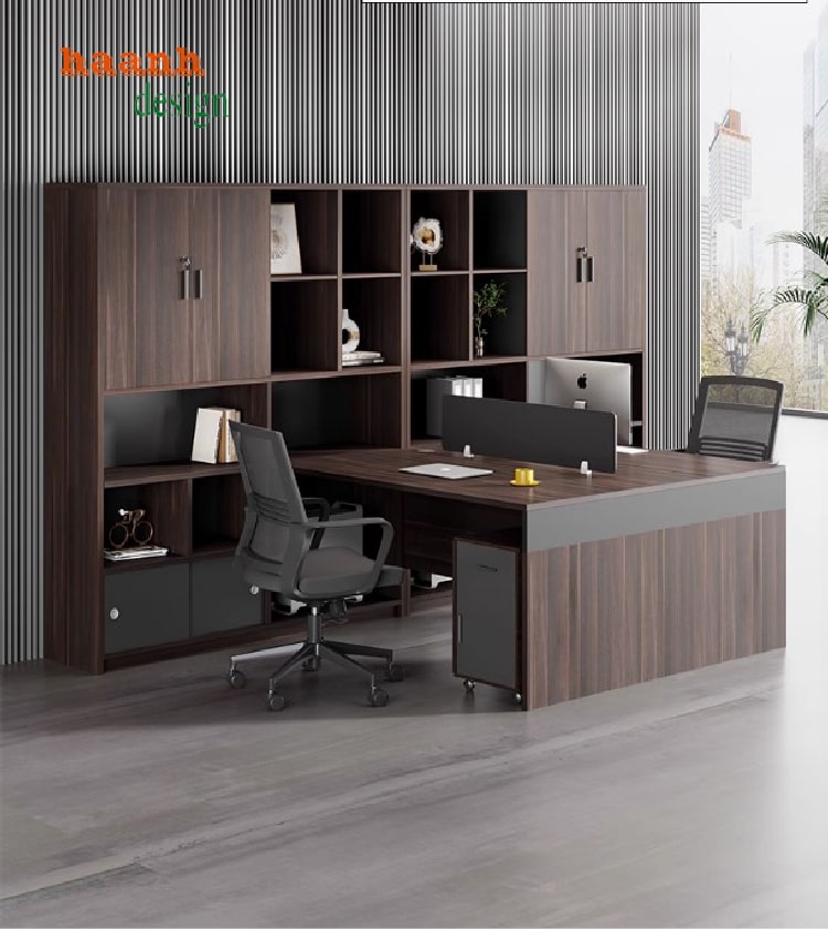 Mẫu Bàn Nhân Viên Gỗ Công Nghiệp Được Ưa Chuộng Nhất-VPN 011