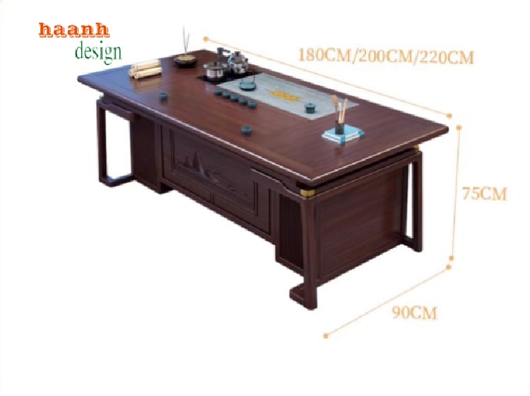 Bàn ghế làm việc gỗ gụ