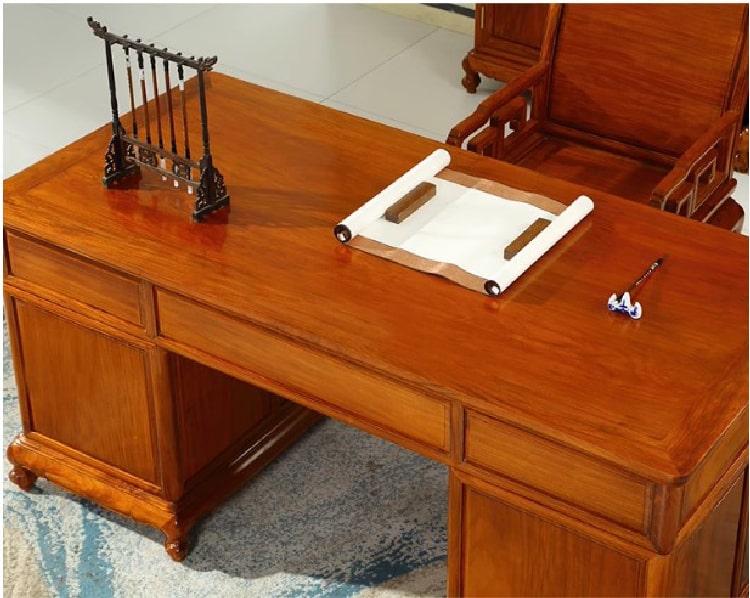 bàn làm việc gỗ giả cổ