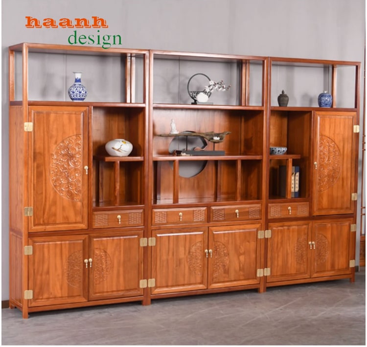 Bàn làm việc gỗ giả cổ