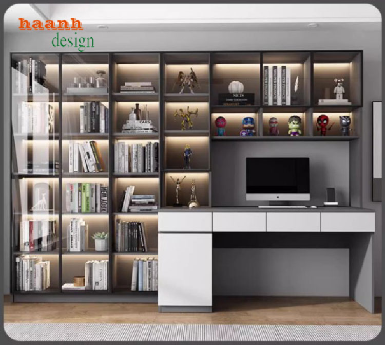 bàn làm việc gỗ công nghiệp