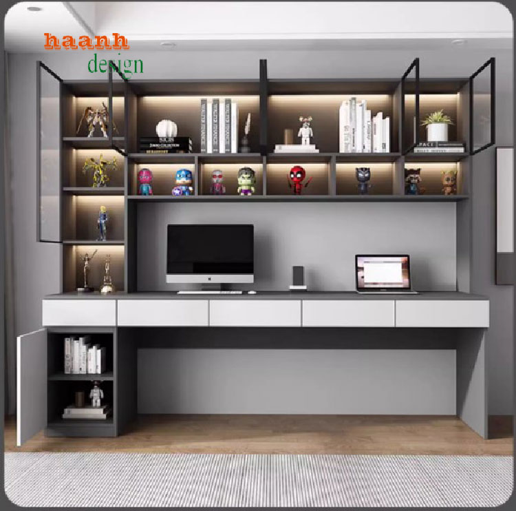 bàn làm việc gỗ công nghiệp
