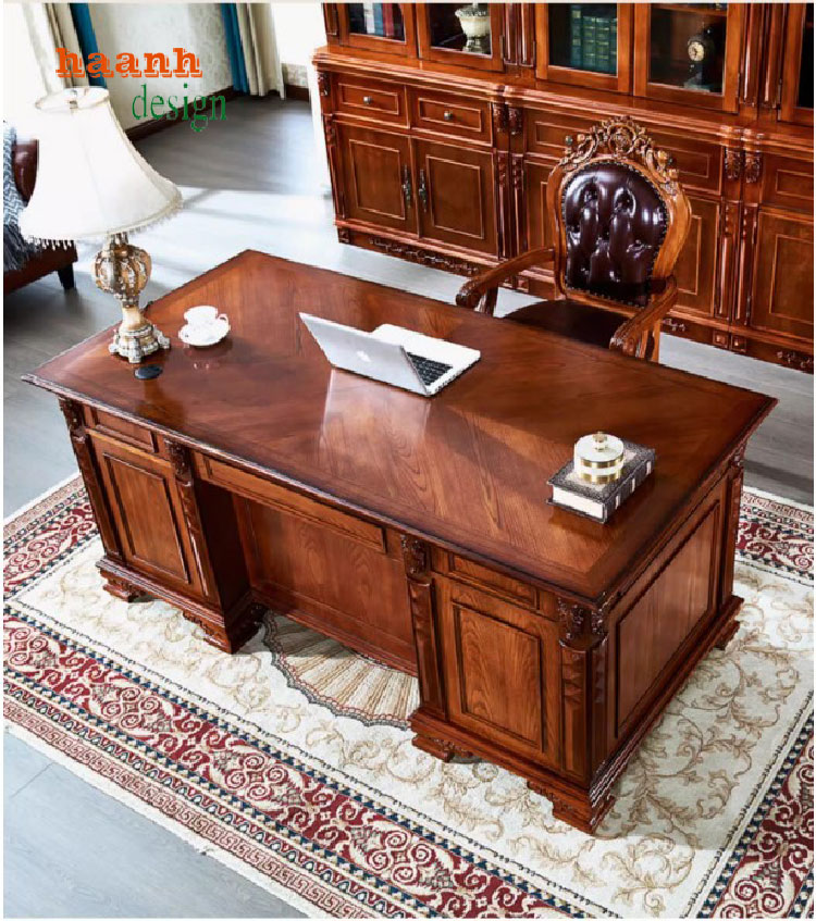 bàn làm việc tân cổ điển châu Âu