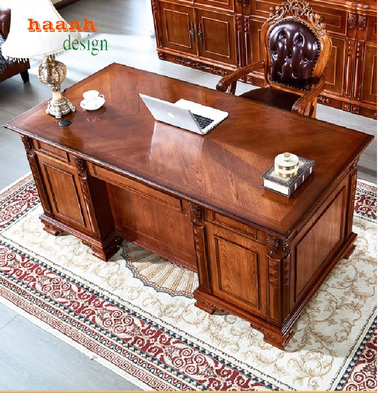 bàn làm việc tân cổ điển châu Âu
