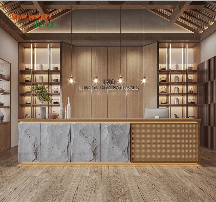 Quầy lễ tân khách sạn resort