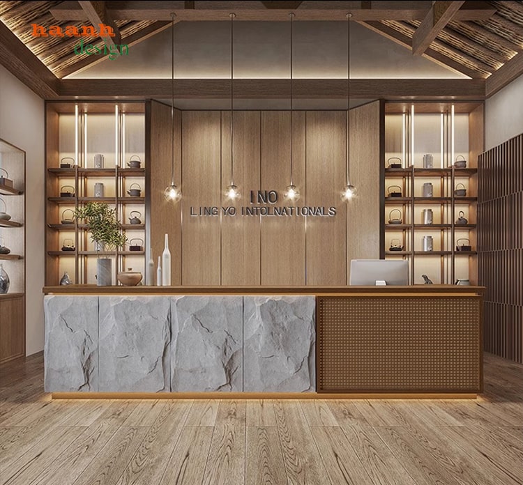 Quầy lễ tân khách sạn resort