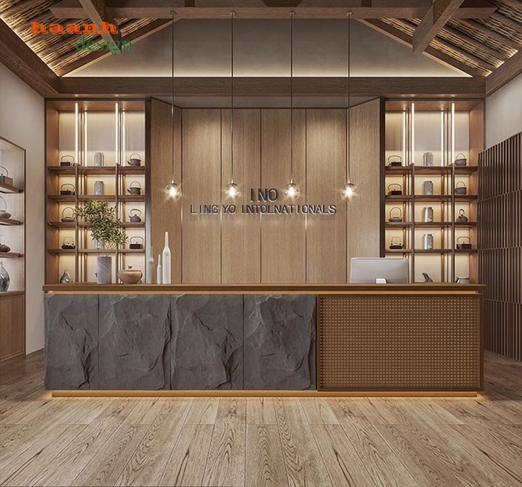 Quầy lễ tân khách sạn resort