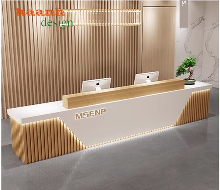 Bàn quầy lễ tân khách sạn