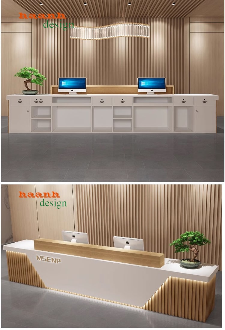 Bàn quầy lễ tân khách sạn