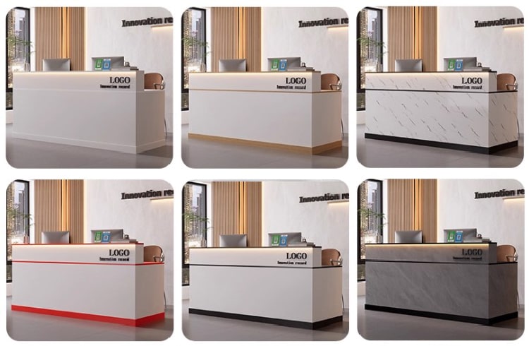 bàn quầy văn phòng công năng hiện đại