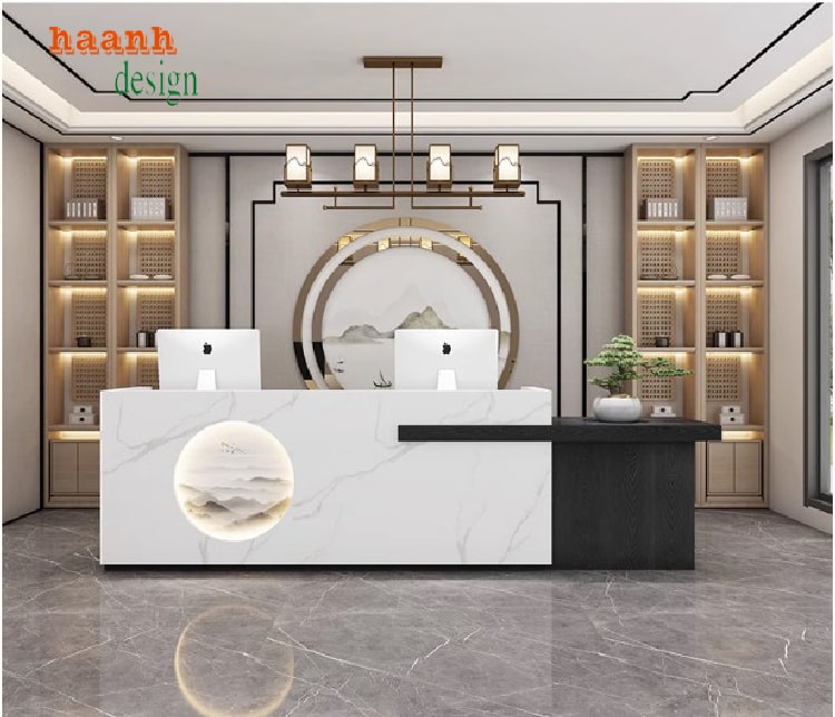 Quầy tiếp tân văn phòng