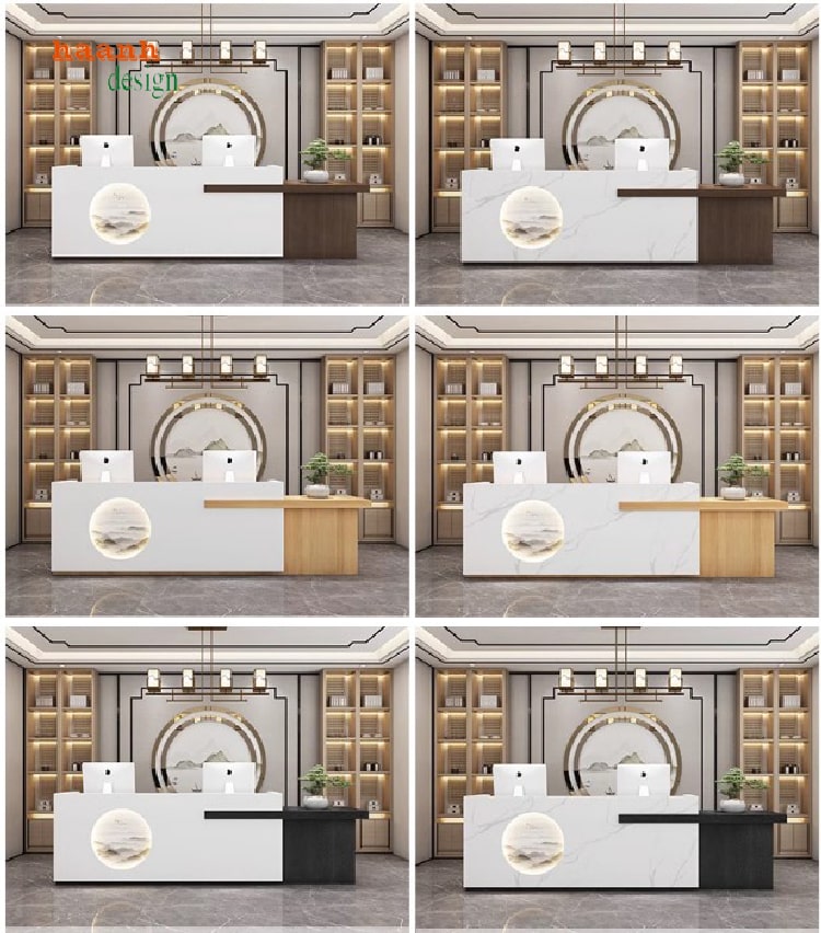 Quầy tiếp tân văn phòng