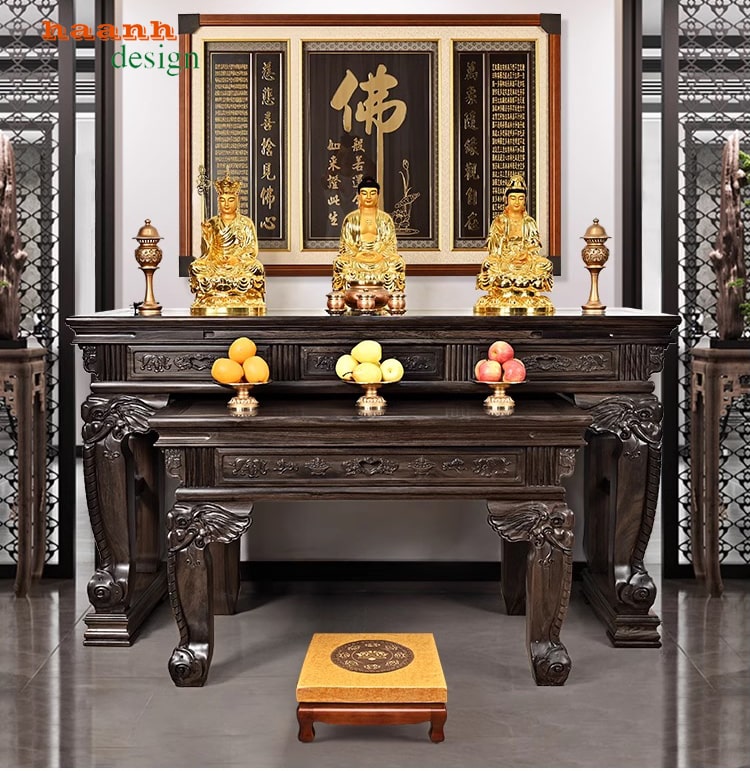 Bàn thờ gỗ tự nhiên