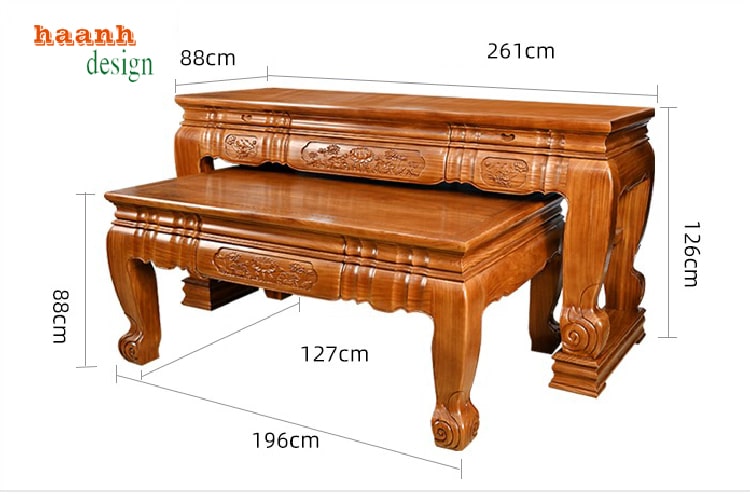 sập thờ gỗ hương
