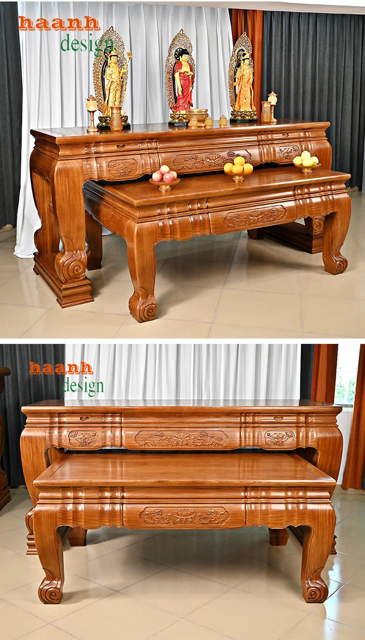 sập thờ gỗ hương