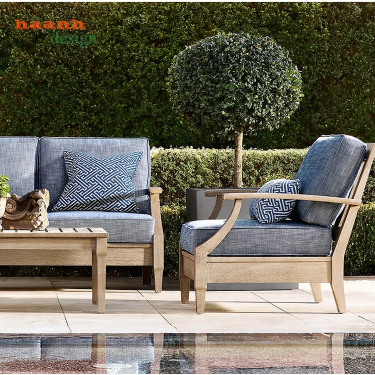 Sofa gỗ sân vườn ngoài trời - 4