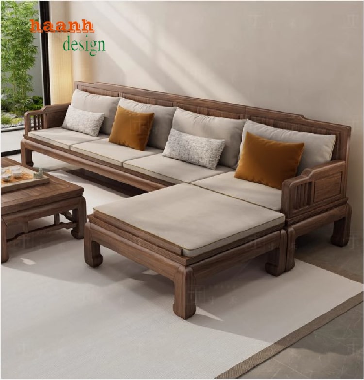 Sofa gỗ tự nhiên