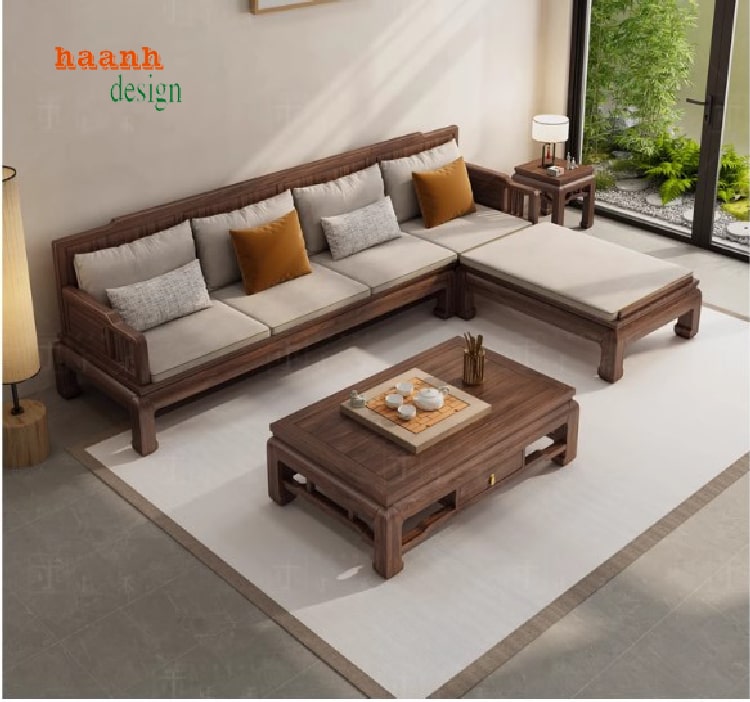 Sofa gỗ tự nhiên