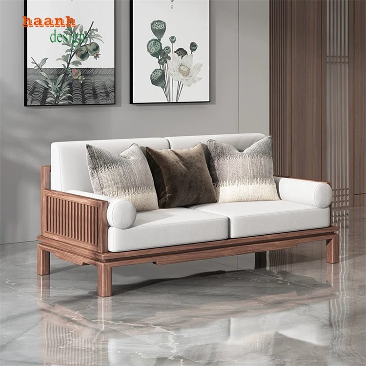 Sofa gỗ óc chó