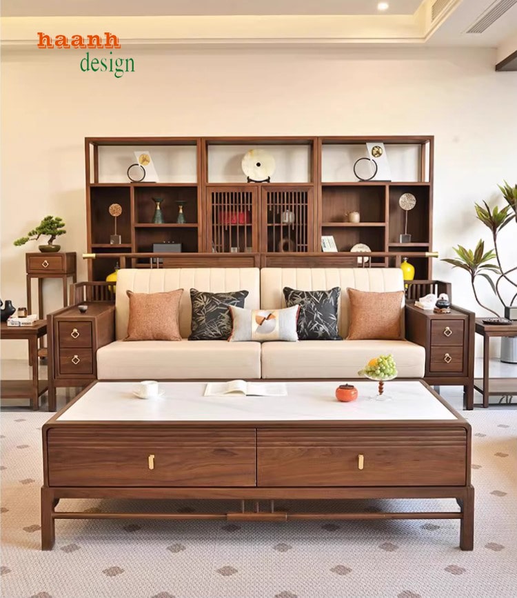 Sofa gỗ phòng khách