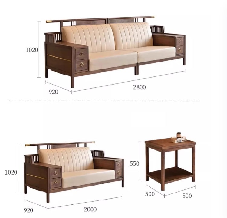 Sofa gỗ phòng khách