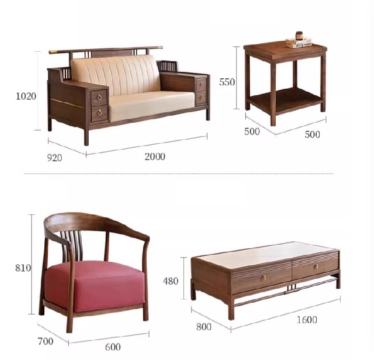 Sofa gỗ phòng khách