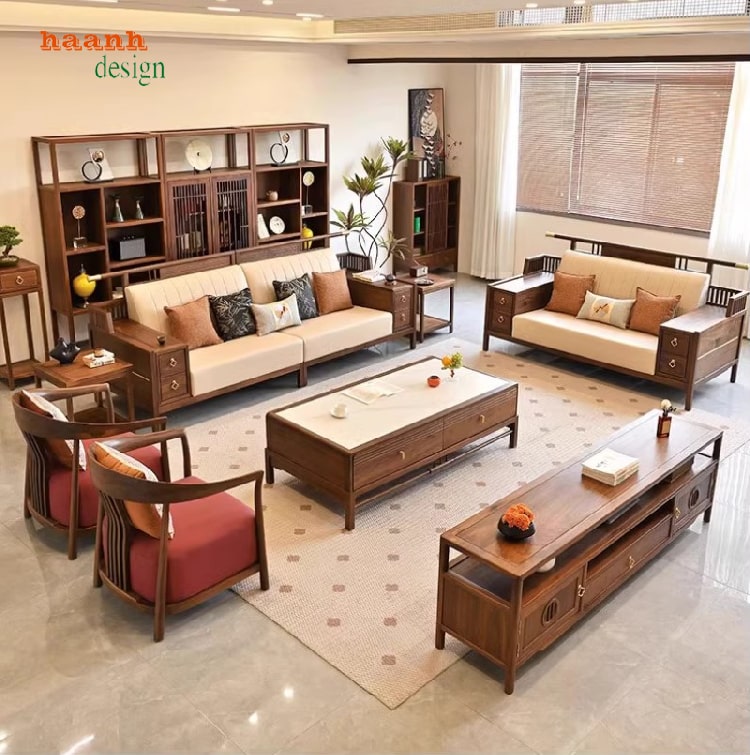 Sofa gỗ phòng khách