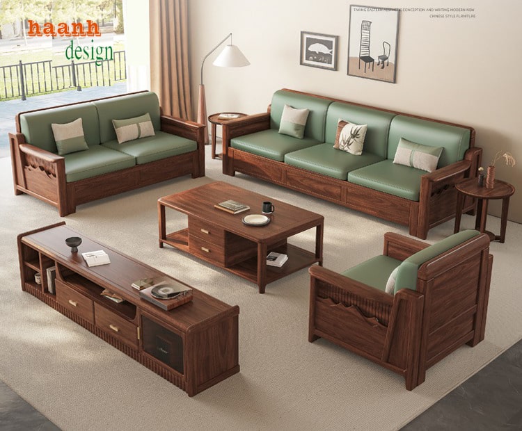 sofa gỗ hiện đại