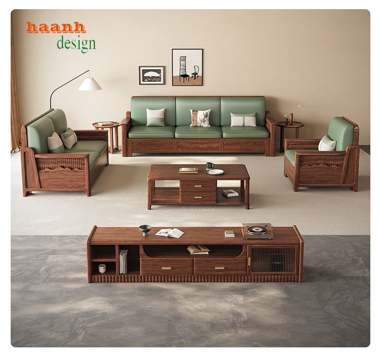 sofa gỗ hiện đại