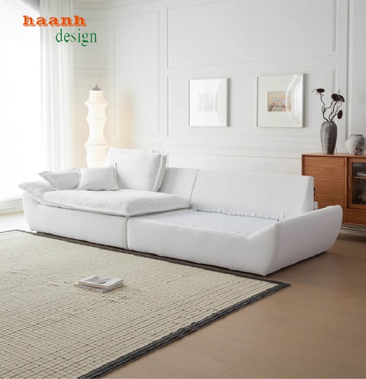 sofa vải nỉ phòng khách đẹp sang trọng