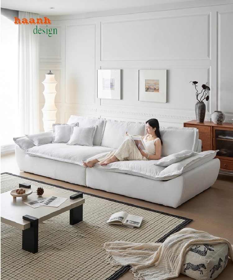 Khám phá mẫu sofa nỉ phòng khách đẹp hiện đại cho gia đình-SFN 012