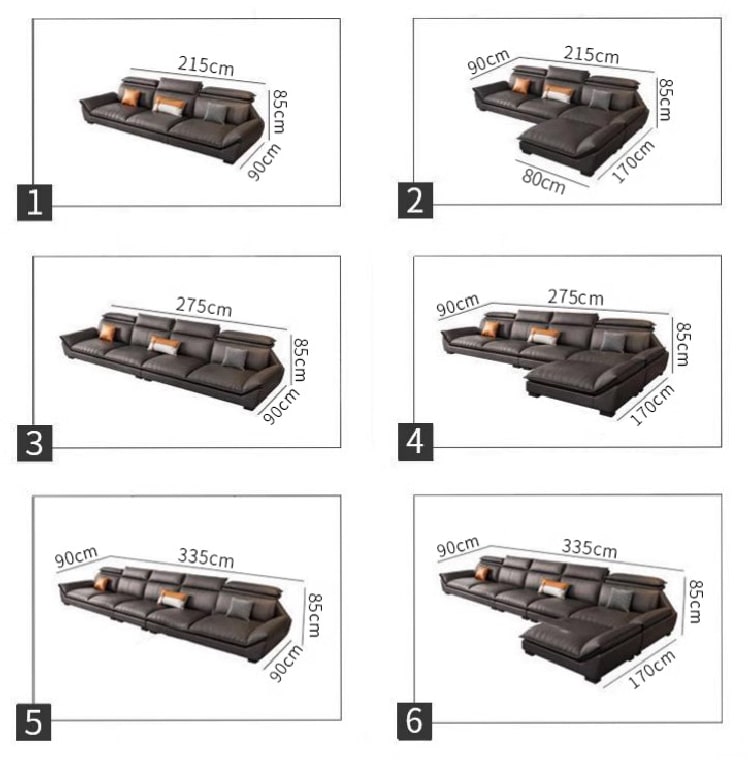 sofa gia đình hiện đại