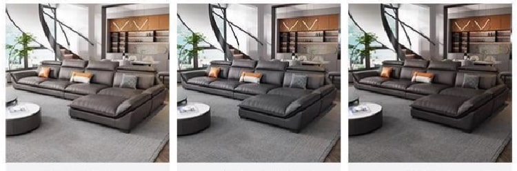 sofa gia đình hiện đại
