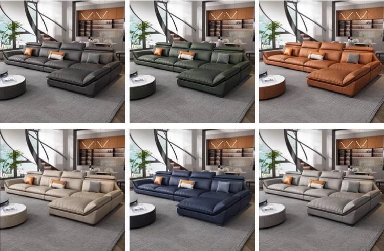 sofa gia đình hiện đại