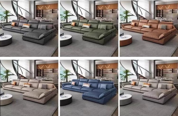 sofa gia đình hiện đại
