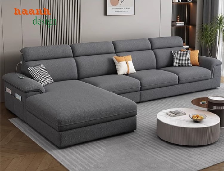 Sofa phòng khách gia đình phong cách tân cổ điển sang trọng