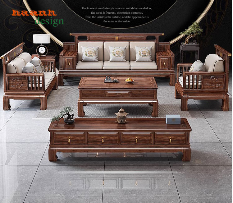 Bàn ghế gỗ tự nhiên giả cổ