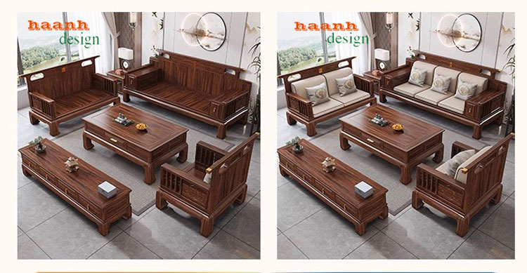 Bàn ghế gỗ tự nhiên giả cổ