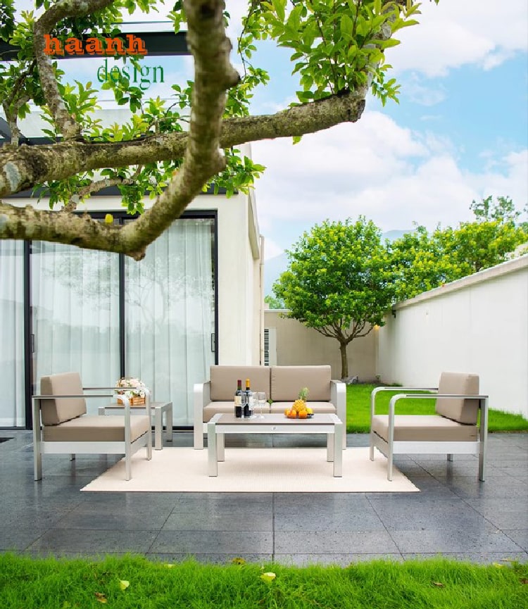 Bàn Ghế Sofa Sắt Ngoài Trời – Sự Lựa Chọn Cho Không Gian-SST 008