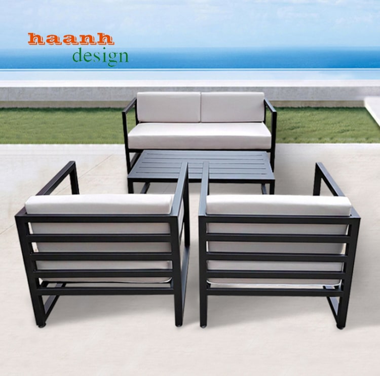 Sofa sắt sơn tĩnh điện ngoài trời