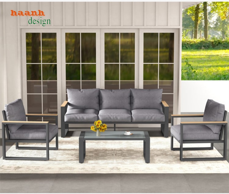 Sofa sắt ngoài trời