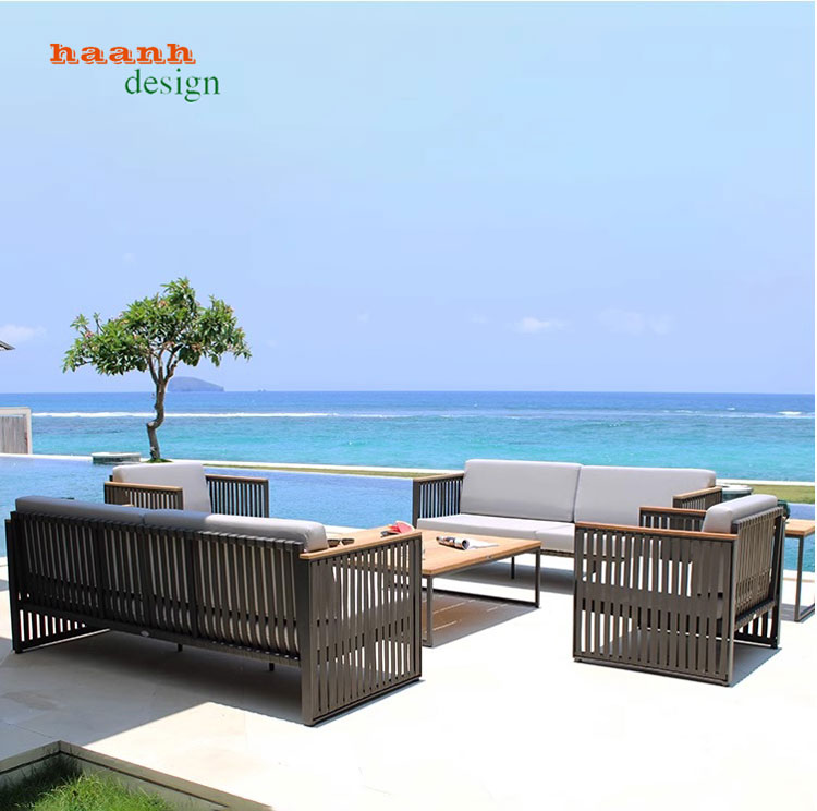 Sofa sắt sơn tĩnh điện ngoài trời
