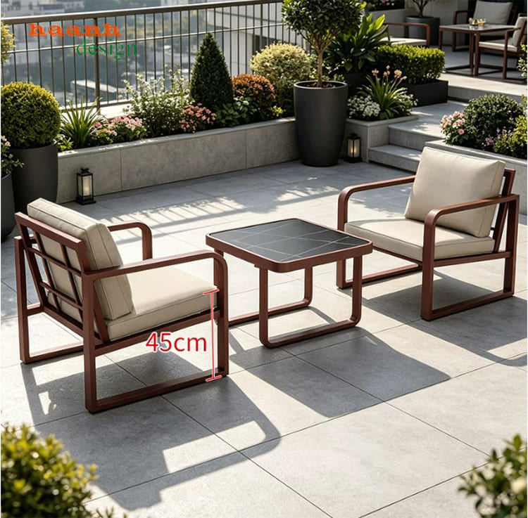 SST 010 - mốc 45 cm thể hiện trên ảnh Ghế đơn SST 010 có mốc kích thước 45 cm