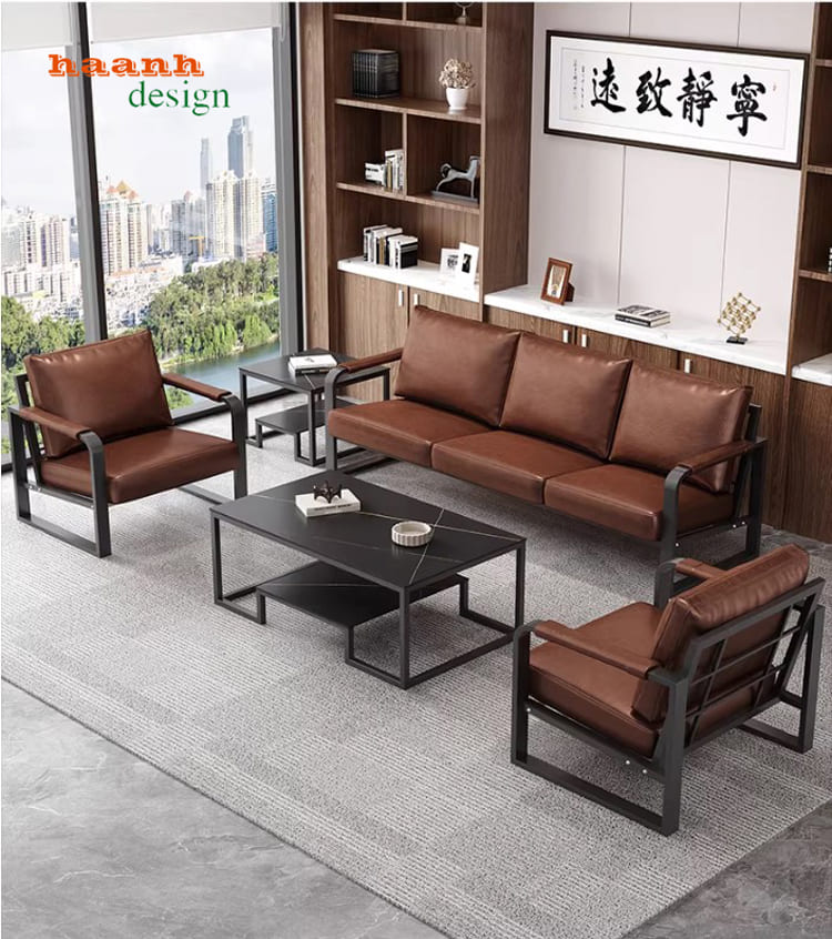 sofa sắt hiện đại cho phòng khách