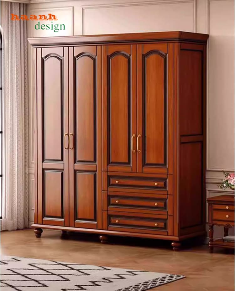 mẫu tủ áo tân cổ điển đẹp sang trọng